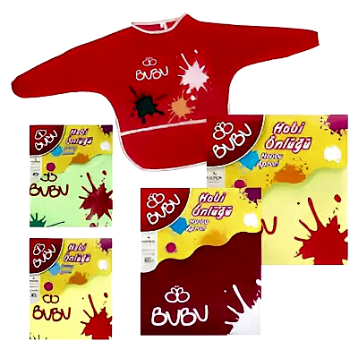 Bu-Bu Önlük 4-6 Yaş&nbsp; Su Geçirmez