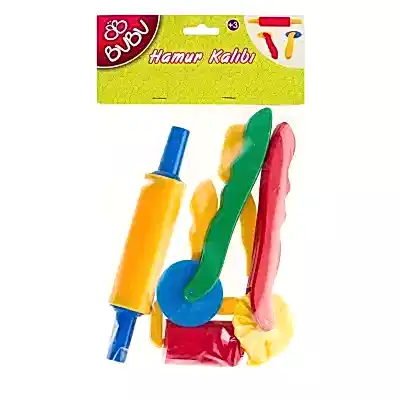 Bu-Bu Oyun Hamuru Kalıbı Merdane Seti 6 Parça