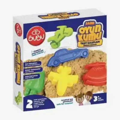 Bu-Bu Oyun Kumu Ve Araç Kalıplı Set 500 Gr.