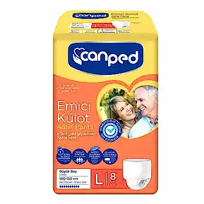 Canped Emici Külot 8li L Beden