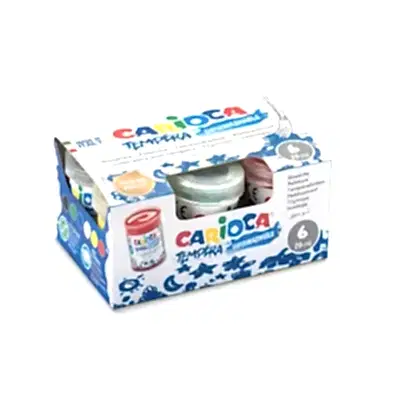 Carioca Tempera Suluboya Süper Yıkanabilir 6'lı