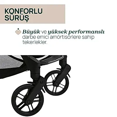 Chicco Goody Xplus Otomatik Katlanır Suya Dayanıklı Kabin Bebek Arabası Black Re_Lux - 13