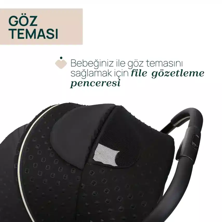 Chicco Goody Xplus Otomatik Katlanır Suya Dayanıklı Kabin Bebek Arabası Black Re_Lux - 14