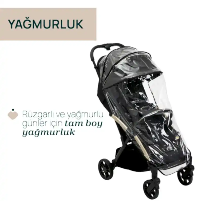 Chicco Goody Xplus Otomatik Katlanır Suya Dayanıklı Kabin Bebek Arabası Black Re_Lux - 15