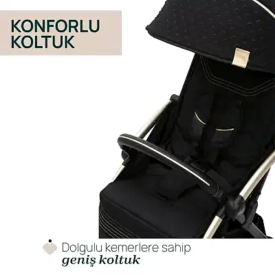 Chicco Goody Xplus Otomatik Katlanır Suya Dayanıklı Kabin Bebek Arabası Black Re_Lux - 9