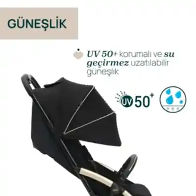 Chicco Goody Xplus Otomatik Katlanır Suya Dayanıklı Kabin Bebek Arabası Black Re_Lux - 10