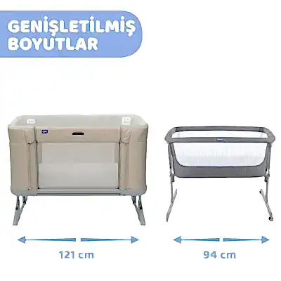 Chicco Next2Me Forever Anne Yanı Beşik Honey Beige
