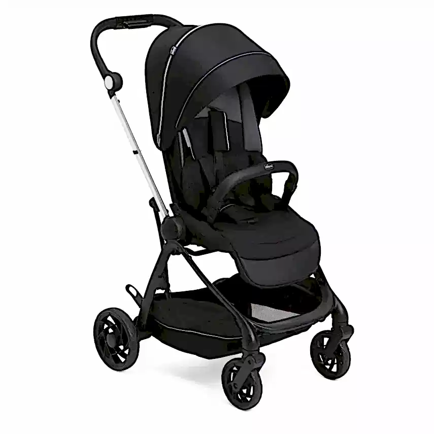 Chicco One4Ever Lounge Çift Yönlü Kolay Katlanabilen Kabin Bebek Arabası Black Beauty - 1