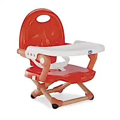 Chicco Pocket Snack Portatif Mama Sandalyesi Poppy Red