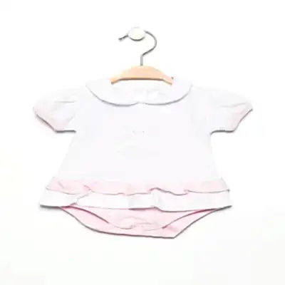 Chicco Tulum Yazlık Kısa Fırfırlı Pembe