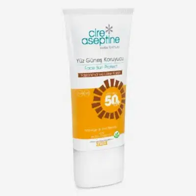 Cire Aseptine Yüz Güneş Koruyucu Yaşlanma ve Leke Karşıtı 50 SPF 50 ml