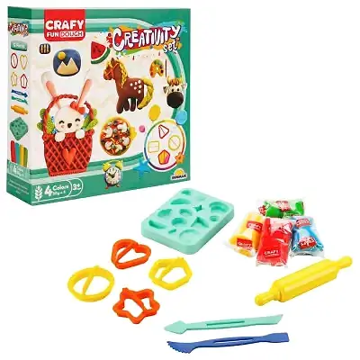 Crafy 12’li Oyun Hamuru Kalıp Seti – Yaratıcılık