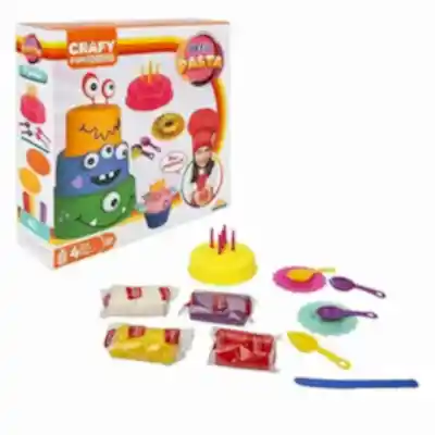 Crafy Nefis Pasta Oyun Hamur Seti 17 Parça 200 gr