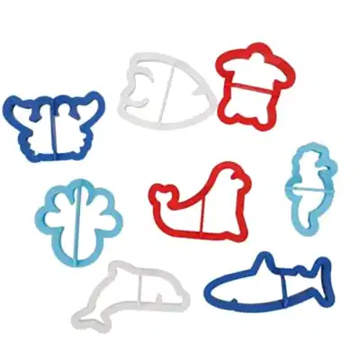 Crafy Oyun Hamur Kalıbı Deniz Hayvanları 8 Parça Kartela