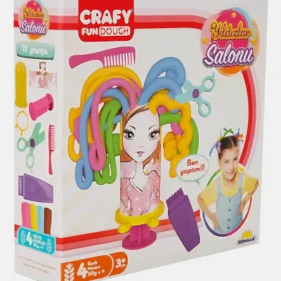 Crafy Yıldızlar Salonu Oyun Hamur Seti 200 g 11 Parça