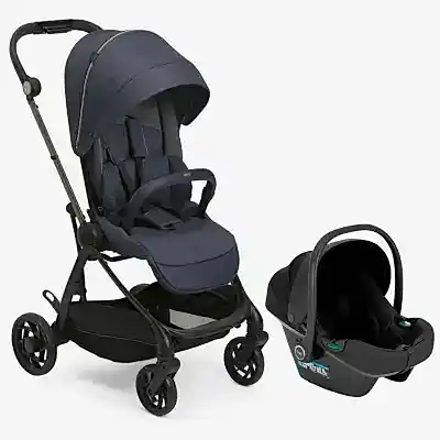 Chicco One4Ever Lounge Çift Yönlü Kolay Katlanabilen Travel Sistem-Seyahat Sistem Bebek Arabası Denim Shine