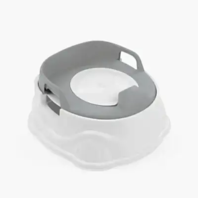 Dolu 3in1 Lazımlık Adaptör Basamak Gri