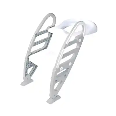 Dolu Kaydırmaz Ayarlı Merdivenli Tuvalet Gri