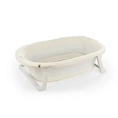 Dolu Nuve Çocuk Katlanabilir Küvet Bej