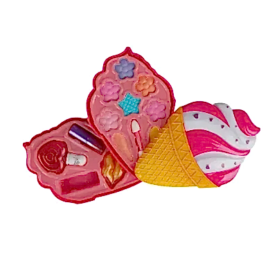 Dondurma Şekilli 2 Katlı Makyaj Güzellik Seti