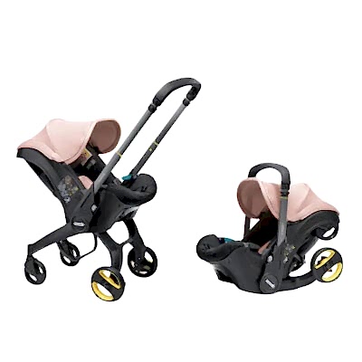 Doona i Bebek Arabasına Dönüşen Tekerlekli Gr 0 Bebek Ana Kucağı Oto Koltuğu Blush Pink