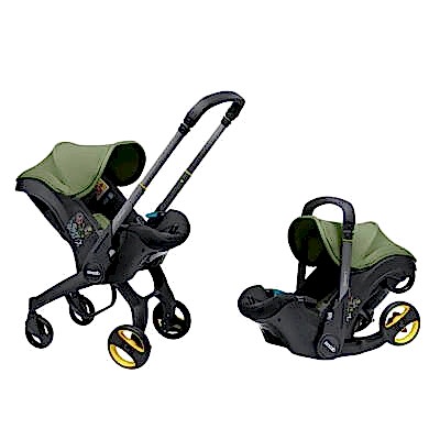 Doona i Bebek Arabasına Dönüşen Tekerlekli Gr 0 Bebek Ana Kucağı Oto Koltuğu Desert Green