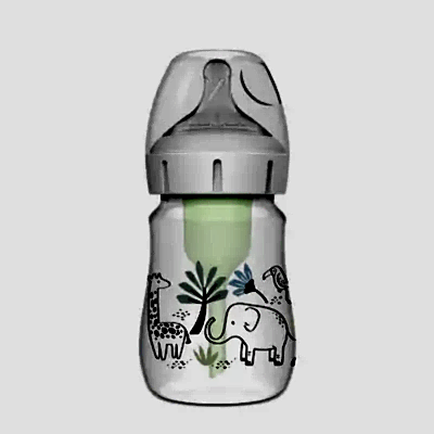 Dr Browns PP Biberon Geniş Ağız Anti-Kolik Options+ Orman Fil Desenli 150 ml