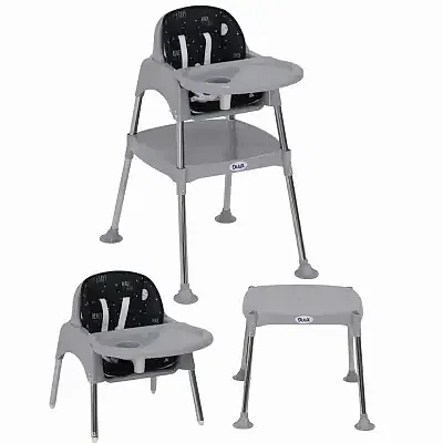 Duux Feed Me 3 In 1 Çalışma Masalı Basic Mama Sandalyesi Moon