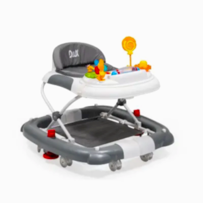 Duux Kidido 3 Kademeli Yükseklik Ayarlı Sallanan Bebek Yürüteci Gri
