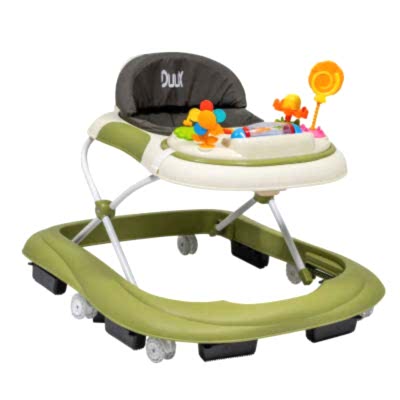 Duux Plano Oyuncaklı Müzikli 3 Kademeli Örümcek Bebek Yürüteci Yeşil
