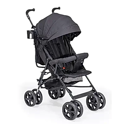 Duux Siena 0-3 Yaş Hafif Puset Baston Bebek Arabası Tam Yatar – Ön Barlı  Siyah