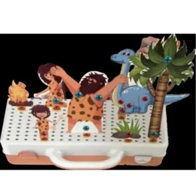 Eğitici Matkap Seti Dinozorlar 3D Stem Creative - 3