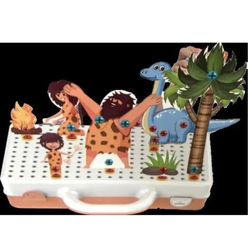 Eğitici Matkap Seti Dinozorlar 3D Stem Creative - 3