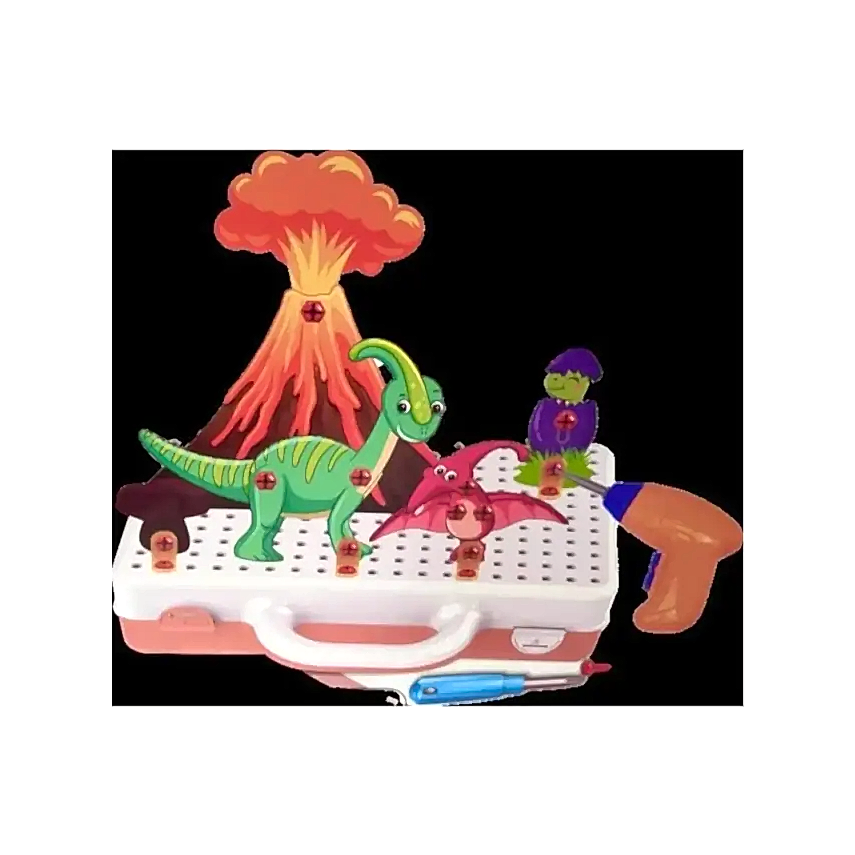 Eğitici Matkap Seti Dinozorlar 3D Stem Creative - 7