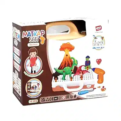 Eğitici Matkap Seti Dinozorlar 3D Stem Creative - 8