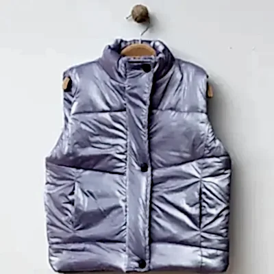 Ella Bonna Şişme Yelek Lila