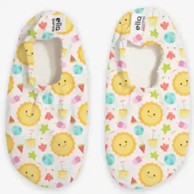 Ella Bonna Unisex Deniz Patiği Kaydırmaz Taban Güneş Desenli