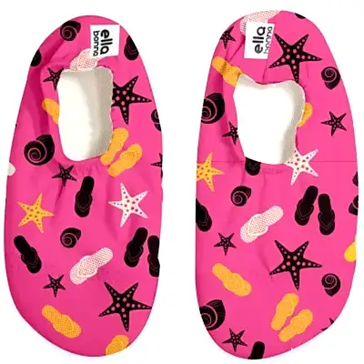 Ella Bonna Unisex Deniz Patiği Kaydırmaz Taban Terlik Desenli 