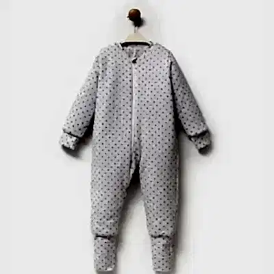 Ella Bonna Uyku Tulumu Çoraplı 2,5 Tog Gri Yıldız