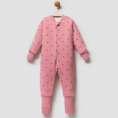 Ella Bonna Uyku Tulumu Çoraplı 2,5 Tog Mürdüm Flowers