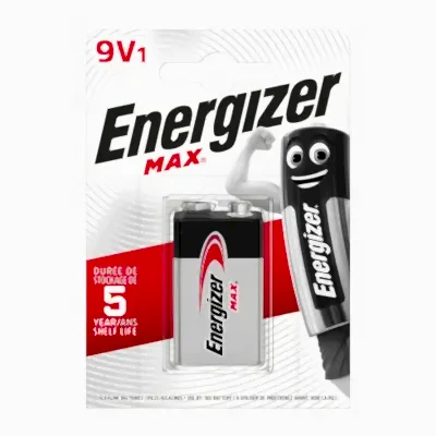 Energizer Max Alkaline 9V Pil
