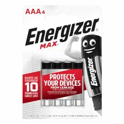 Energizer Max Alkaline AAA 4lü İnce Kalem Pil