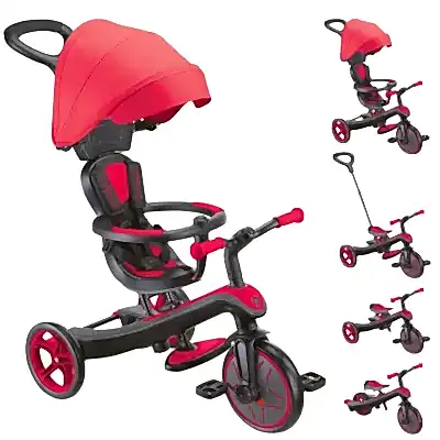 Globber Explorer 4in1 Bisiklet - Kırmızı