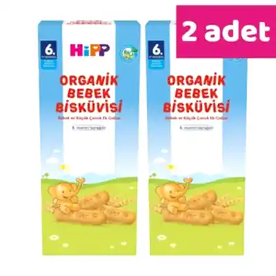 Hipp Organik Bebek Bisküvisi 180 gr x2