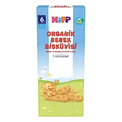 Hipp Organik Bebek Bisküvisi 180 gr x3