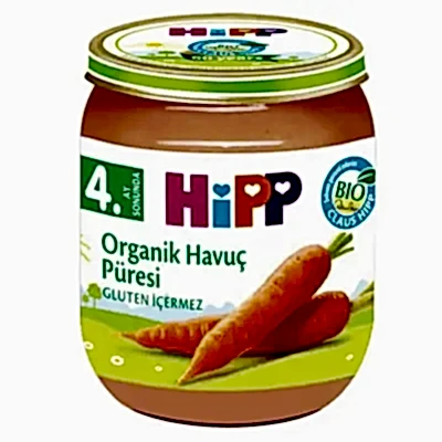 Hipp Organik Havuç Püresi 125 gr