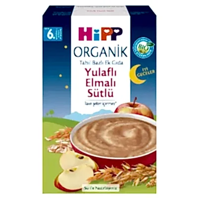 Hipp Organik İyi Geceler Sütlü Yulaf Elma 250 gr