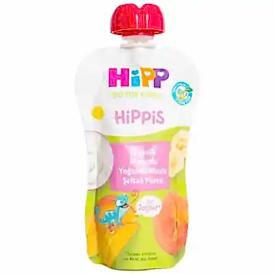 Hipp Organik Mangolu Yoğurtlu Muzlu Şeftali Püresi 100gr