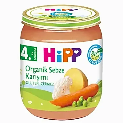 Hipp Organik Sebze Karışımı 125 gr