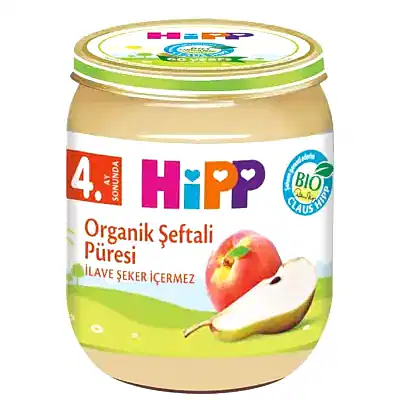 Hipp Organik Şeftali Püresi 125 gr